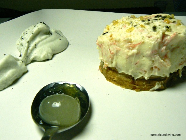 cheesecake with licorice cream 3