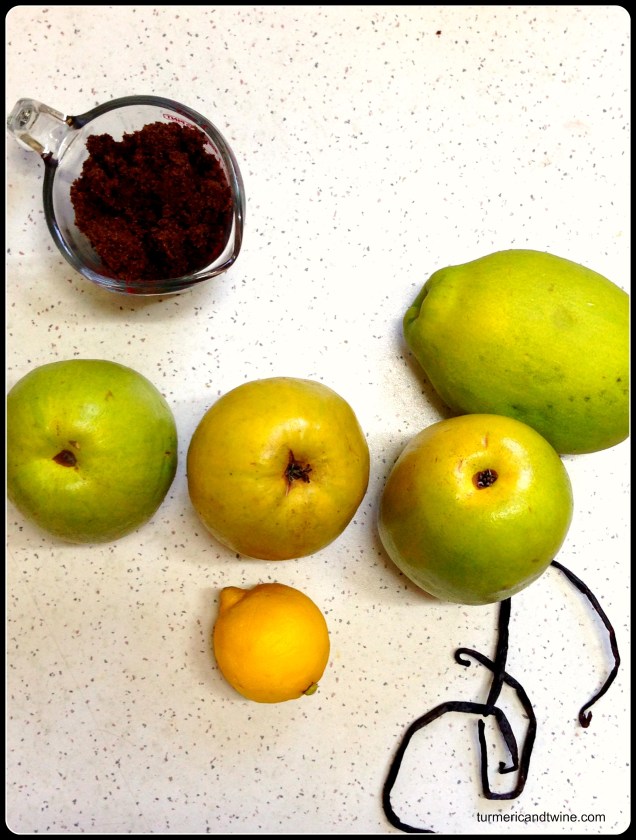 quince tarte ingredients