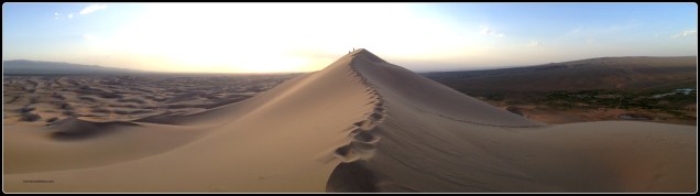 Gobi desert panorama