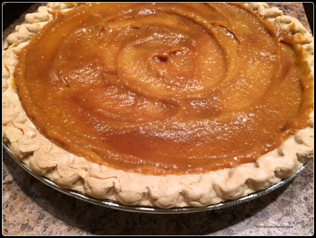salted caramel pumpkin pie
