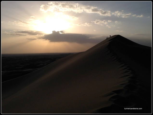 Sunset on the Singing Dunes, Gobi desert, Mongolia